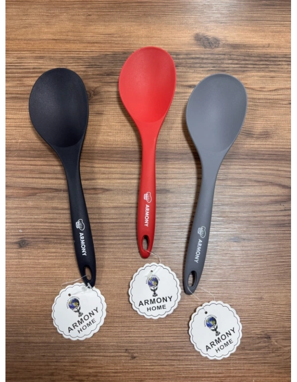 Armony Kırmızı Silikon Mega Boy Pilav Kaşık
