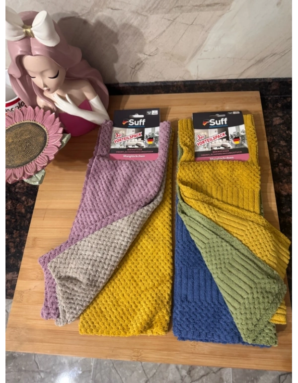 Suff 3Lü Müge Maiglöckchen Bez Petekli Model 40 x 30 CM Büyük