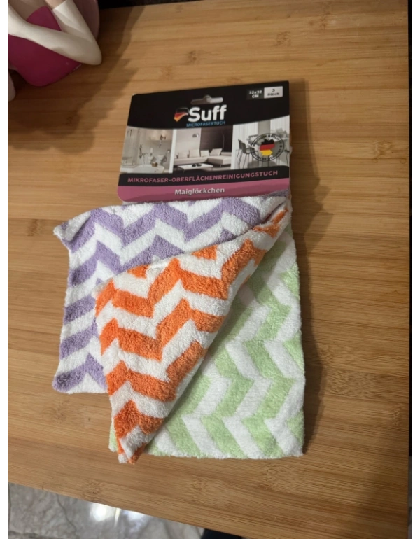 Suff 3Lü Müge Maiglöckchen Bez Zikzak Model 32 x 32 CM