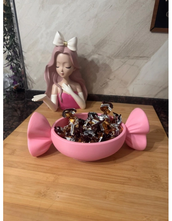 Şeker Formunda Bayram Şekerliği 3d Kase Bowl