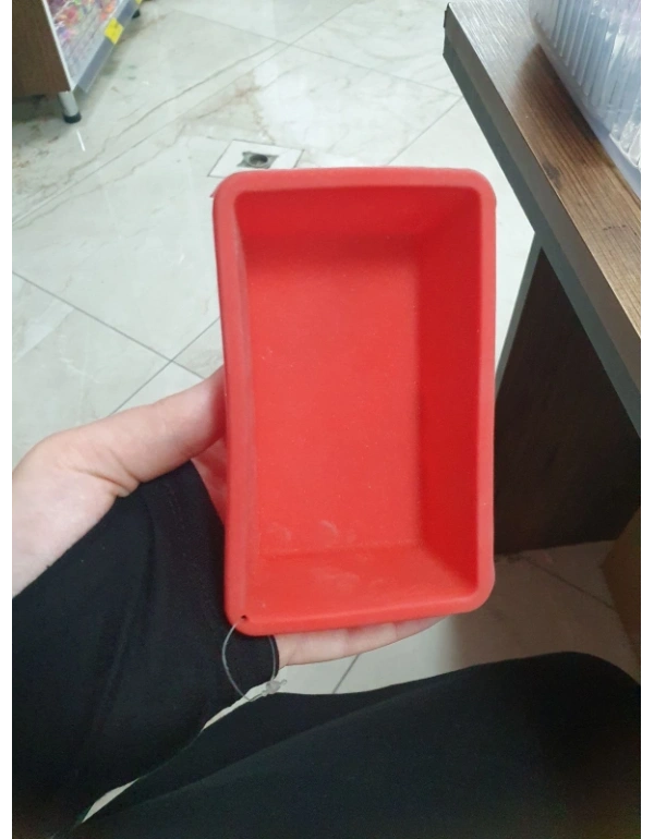 Mini Dikdörtgen Silikın Kek Kalıbı