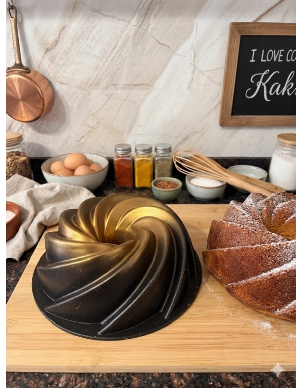 Chefiora Marka Döküm Rüzgar Gülü Kek Kalıbı