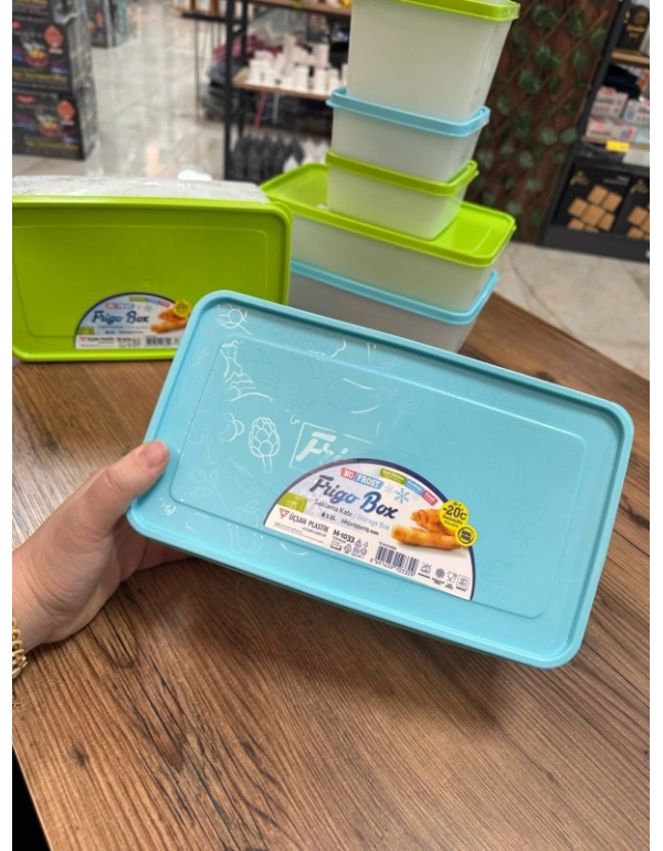 FR GO 3,5 L Derin Dondurucu Saklama Kabı Buzluk Kabı No Frost 26,5 X 15.5 X 11.5 CM