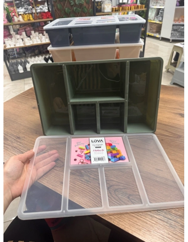 LV. 5 Bölmeli Organizer 38 x 24 x 7.5 cm LV146