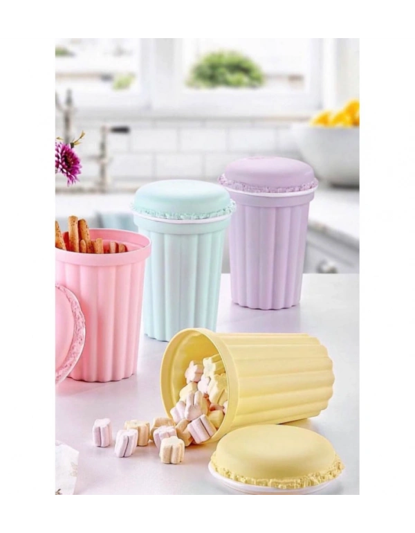 LV. Makaron Uzun Saklama Kutusu Kabı 1200ml 19 x 9 cm