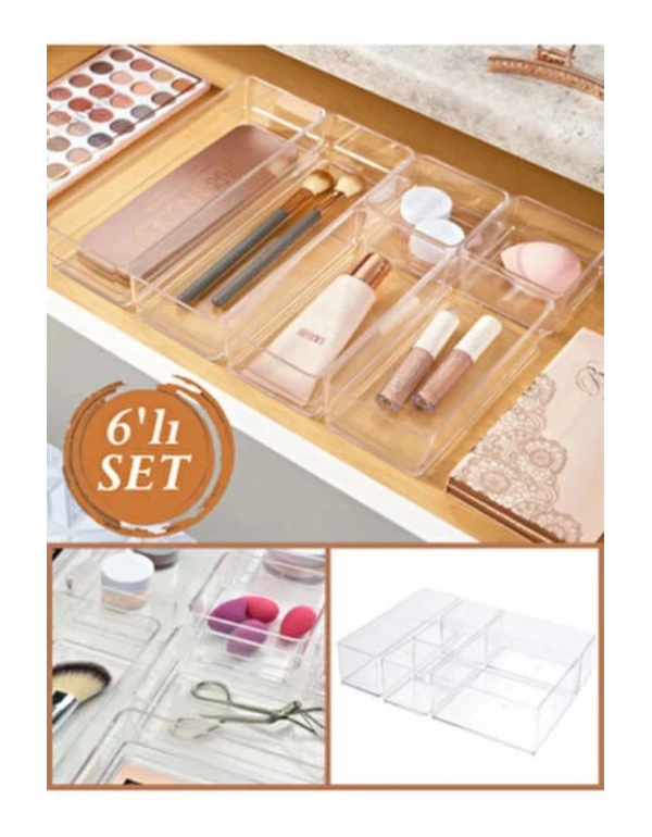 LV. 6Lı Çekmece İçi Organizer Set 6 Parça