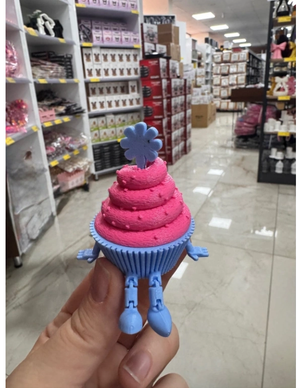 Cupcake Model 6cm Sevimli Mini Kahve Köşesi Obje Biblo
