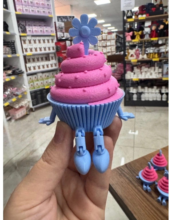 Cupcake Model 9cm Sevimli Mini Kahve Köşesi Obje Biblo
