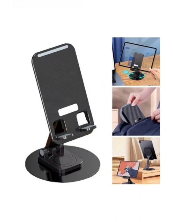 CT. Katlanabilir Telefon Tutucu Stand Yuvarlak Tabanlı