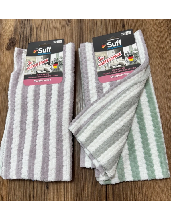 Suff  Çizgili Model 3Lü Müge Maiglöckchen Bez 32 x 32 CM
