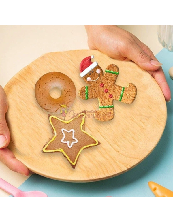 6li paslanmaz çelik kurabiye kalibı