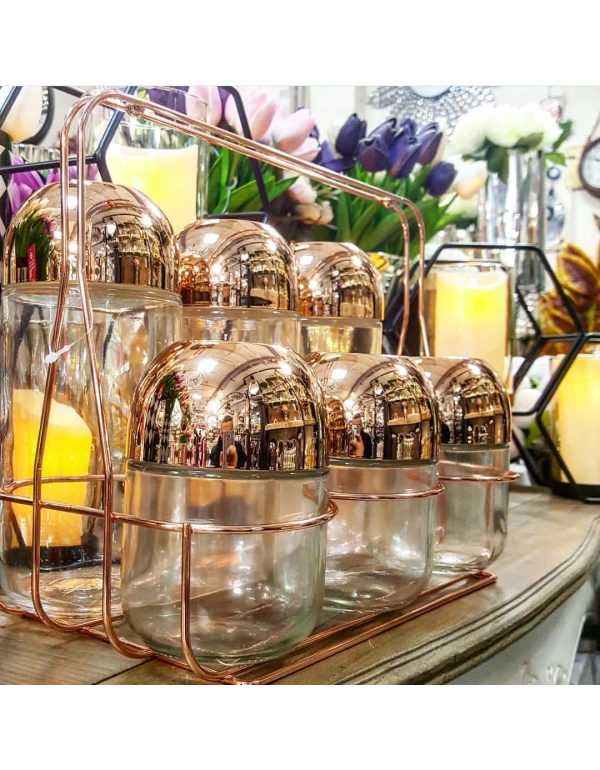 6LI STANDLI BAHARAT TAKIMI BRONZ (BAKIR )