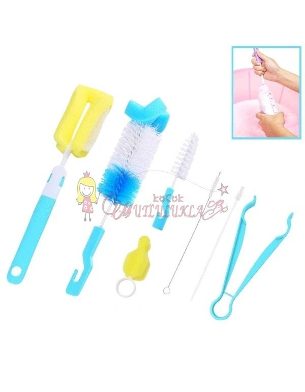 7 Parça Biberon Temizleme Fırçası Seti