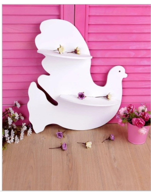 AHŞAP GÜVERCİN ŞEKLİNDE RAF