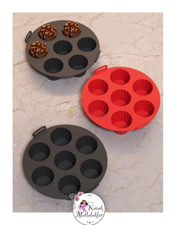 Airfryer Silikon Muffin Kek ( Cupcake ) Kalıbı
