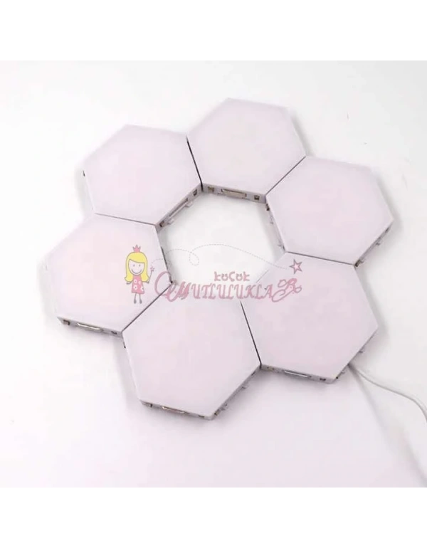 Altıgen LED Duvar Aydınlatması Dokunmatik Kumandalı Petek Lambası