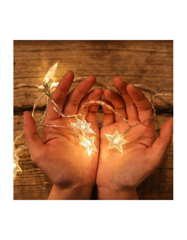 Animasyonlu 4.5 Metre  - Dekor Yıldız Led ( Gün Işığı) Elektrikli Led