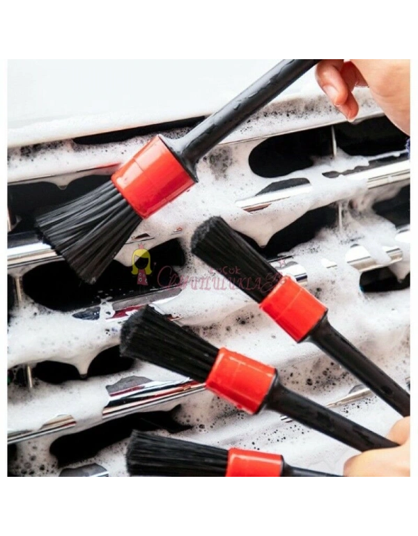 ARABA TEMİZLİK FIRÇASI SETİ DETAYLI 5 + 1 set