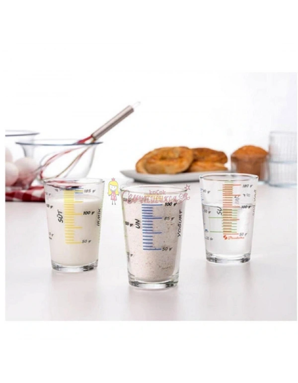 ARDA TURKMEN 3LÜ ÖLÇÜ BARDAGI