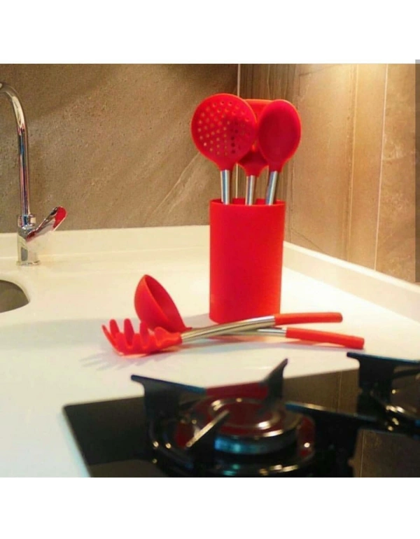 AZRA SİLİKON KEPÇE TAKIMI KIRMIZI