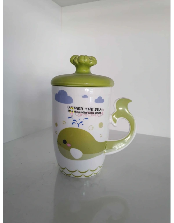 Balık Kulplu Tasarım Kupa