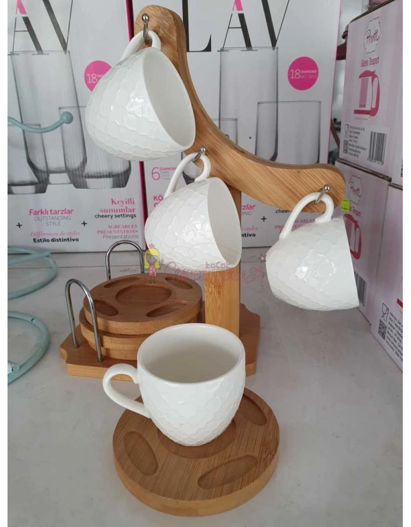 Bambu 4lü Kahve Fincanı