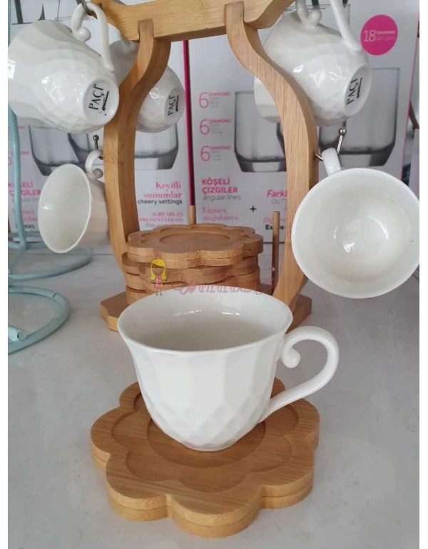 Bambu 6lı Kahve fincanı