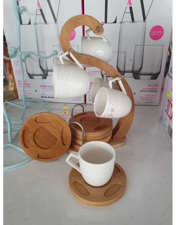 Bambu 6lı Kahve fincanı