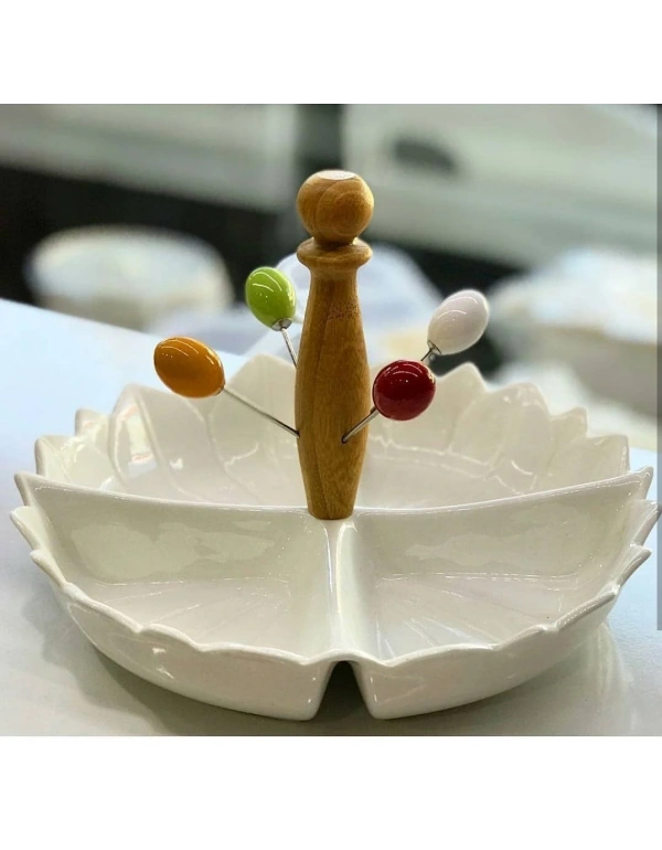 BAMBU BÖLMELİ SUNUM TABAĞI