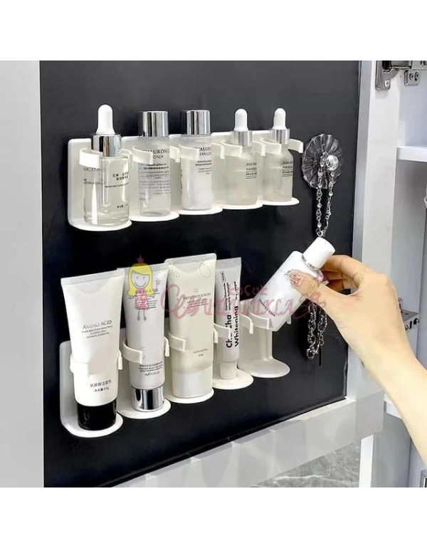 Basmalı Yapışkanlı Mutfak Askı Rafı