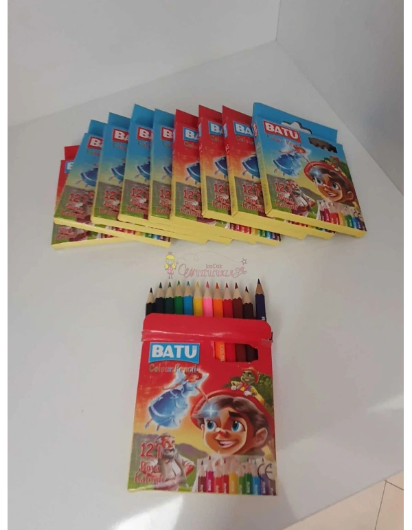 Batu Kuru Boya Kısa 12Li