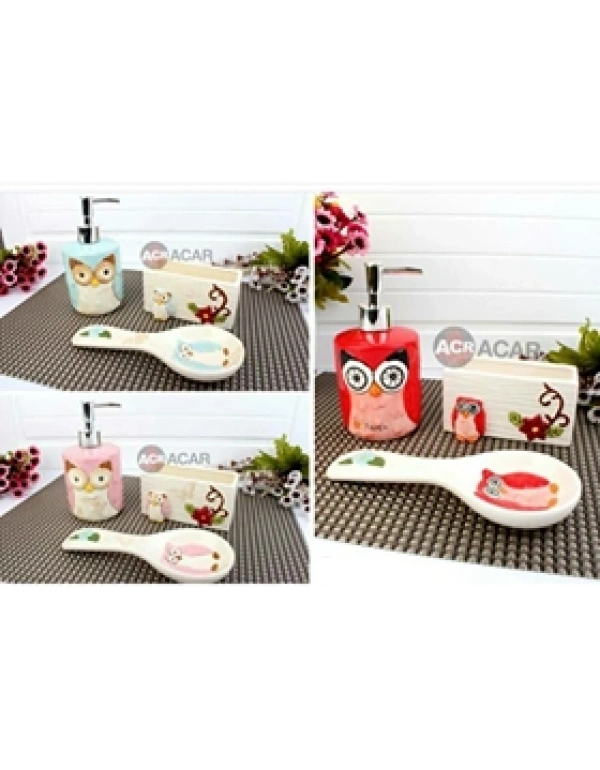 BAYKUŞ MODEL SABUNLUK SET