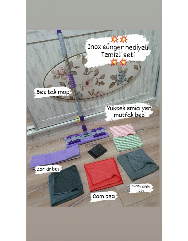 Bez Tak Mop Temizlik Seti