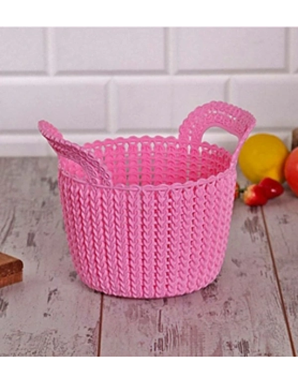 ÇİFT SAPLI ÖRGÜ SEPET