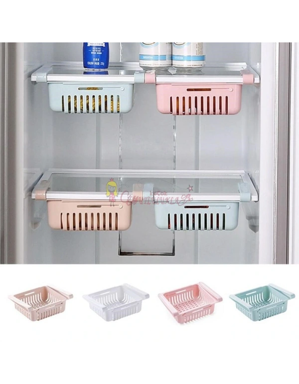 ÇOK AMAÇLI AYARLANABİLİR BUZDOLABI DÜZENLEYİCİ SEPET RAF