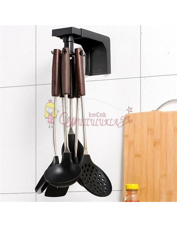Çok Amaçlı  Mutfak Banyo Takı Duvar Askılık Aparatı