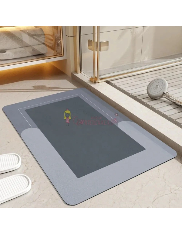 Dikdörtgen Süper Emici Banyo Paspası