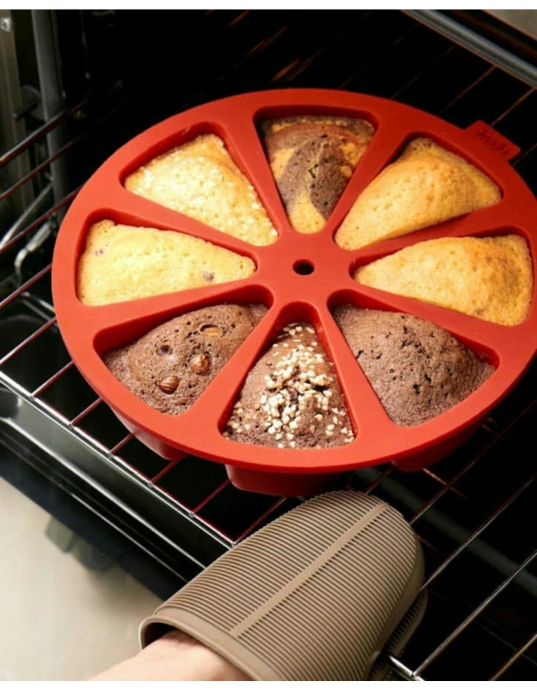 DİLİMLİ SİLİKON KEK KALIBI