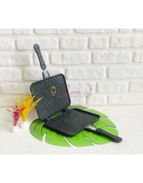 Döküm Granit Ocak Üstü Tost Tavası