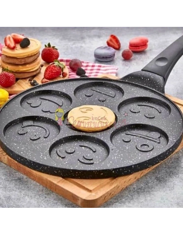 DÖKÜM YENİ YÜZ EMOJİLİ PANKEK TAVASI