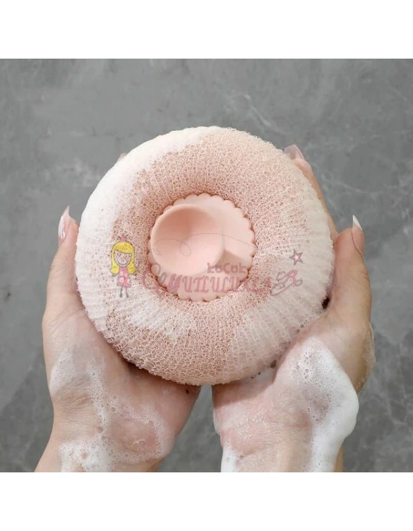 Duş banyo topu yumuşak SPA vantuz masaj fırçası