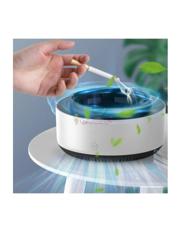 Elektronik Akıllı Küllük Duman Çeken Kokusuz Kül Tablası Hava Temizleyici