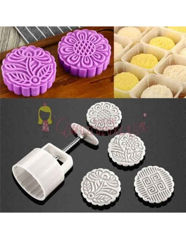 Enjektörlü Kurabiye Bisküvi Kalıbı Set (7Parça)