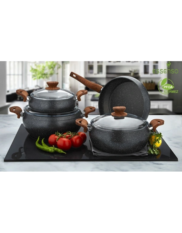 ESSE ESSENSO 7 PARÇA GRANİT TENCERE SETİ