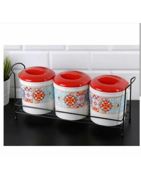 ETNİK DESEN 3LU BÜYÜK SAKLAMA KABI