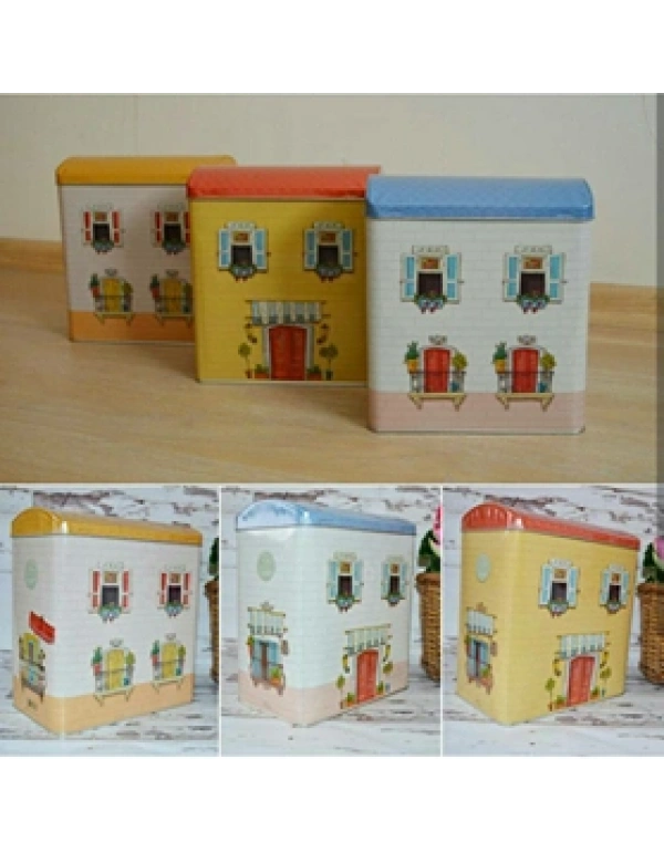 EV ŞEKLİNDE METAL KUTU