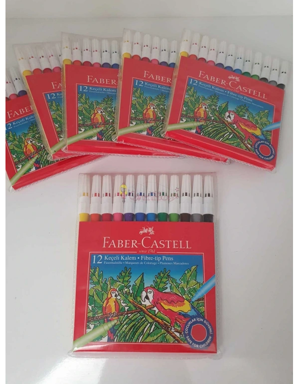 Faber Castell Keçeli Kalem 12Li