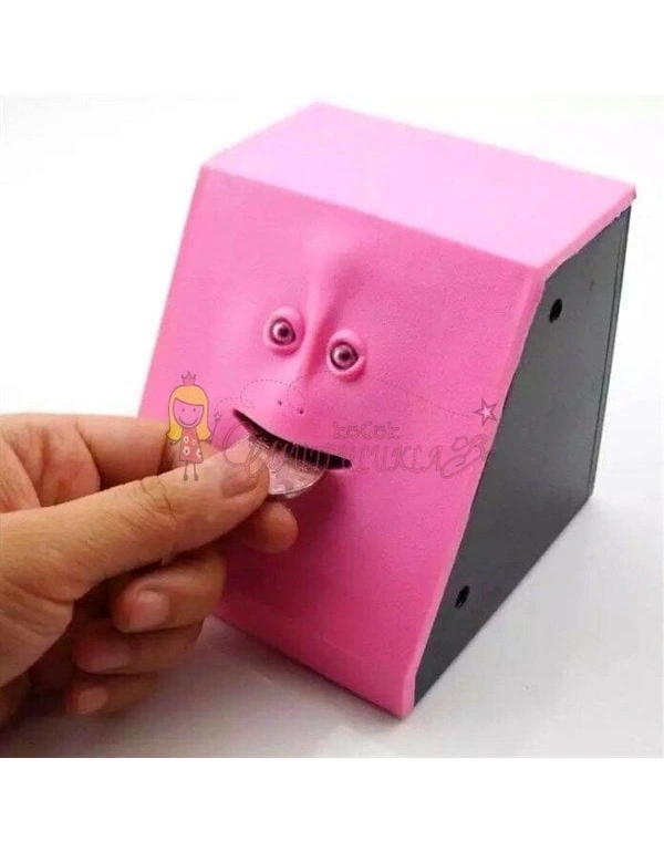 Facebank Para Yiyen,Çiğneyen Ve Hareket Eden Eğlenceli Kumbara Çocuklara Pilli Ve Sensörlü