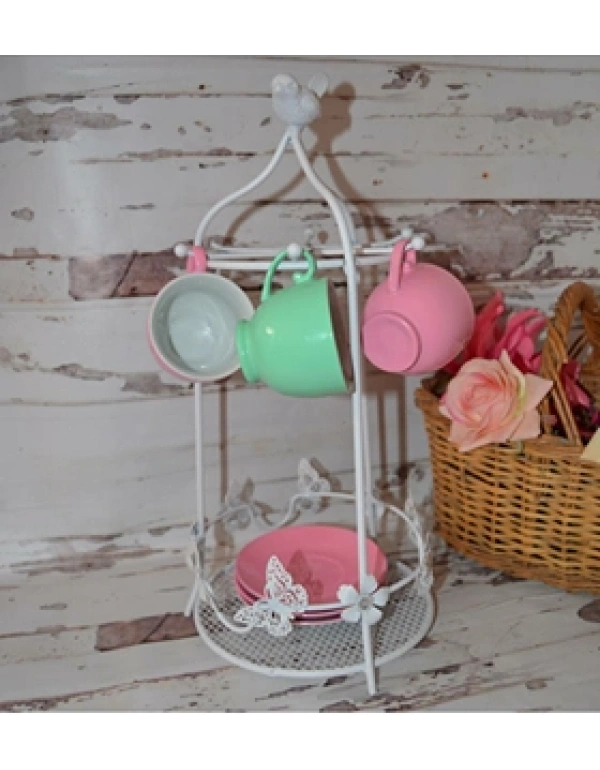 FERFORJE KUŞ DETAY FİNCAN STANDI