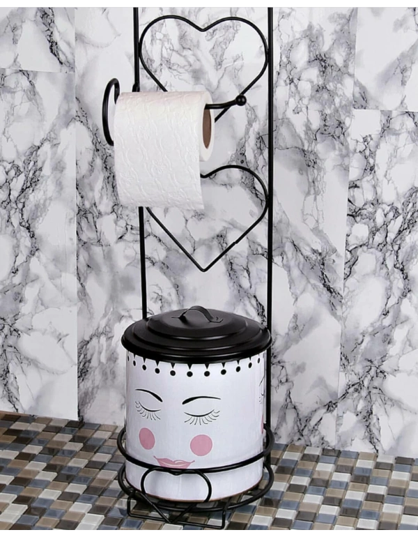 GALVANİZ LÜX ÇÖP KOVALI WC KAĞITLIĞI